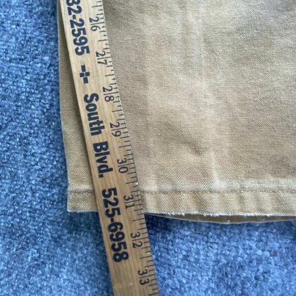 VTG Carhartt Jeans Mens 40x31 Brown Duck Canvas Carpenter Union Made USA 90s Y2K - Picture 5 of 16